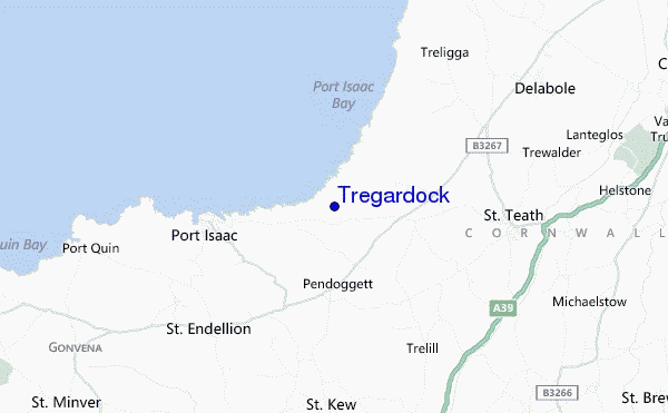 mapa de ubicación de Tregardock