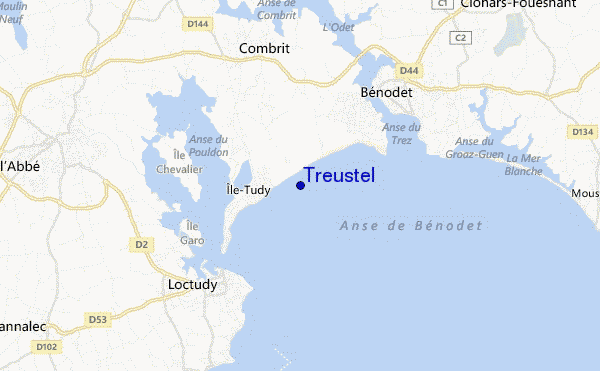 mapa de ubicación de Treustel