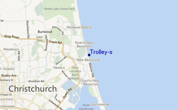 mapa de ubicación de Trolley's