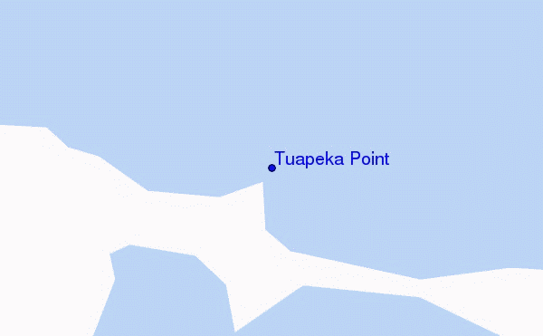 mapa de ubicación de Tuapeka Point