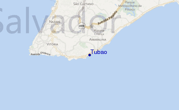 mapa de ubicación de Tubao