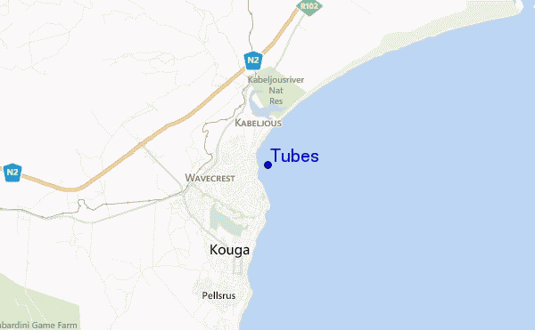 mapa de ubicación de Tubes