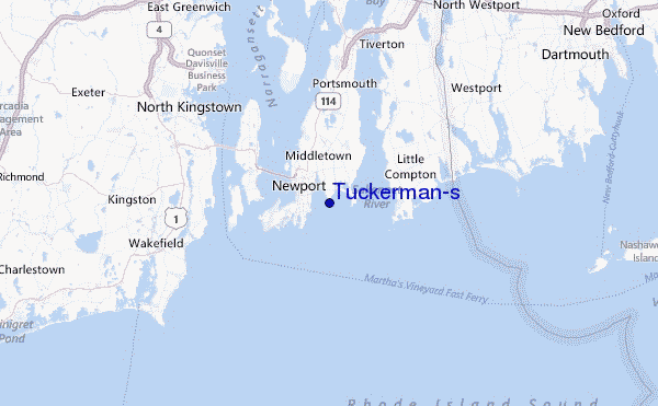 Tuckerman's Location Map
