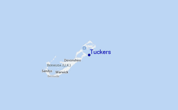 Tuckers Location Map
