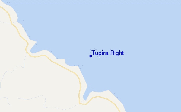 mapa de ubicación de Tupira Right