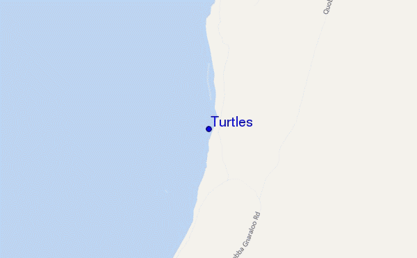 mapa de ubicación de Turtles