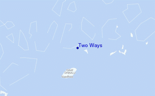 mapa de ubicación de Two Ways