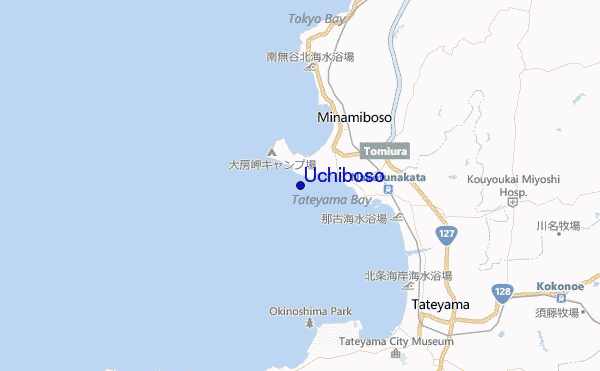 mapa de ubicación de Uchiboso
