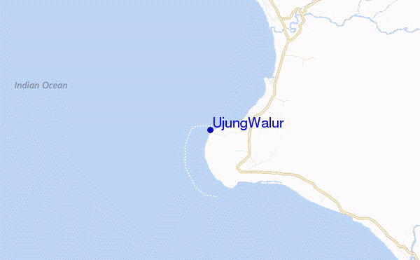 mapa de ubicación de Ujung Walur