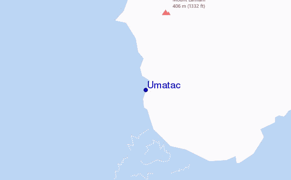 mapa de ubicación de Umatac