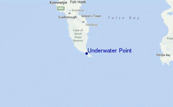 Underwater Point Location Map