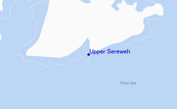mapa de ubicación de Upper Sereweh