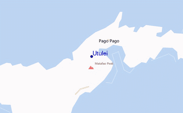 mapa de ubicación de Utulei