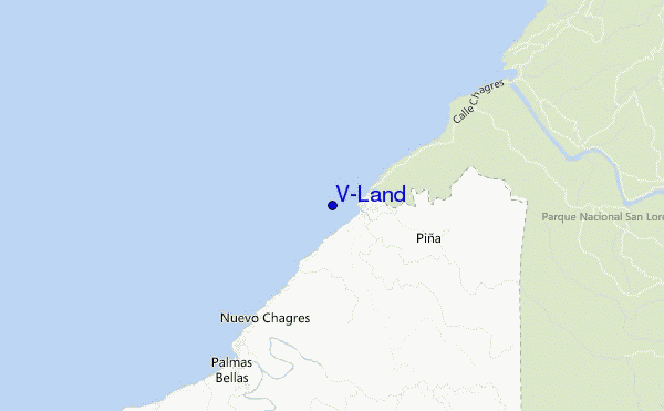 mapa de ubicación de V-Land
