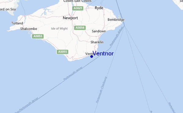 Ventnor Location Map
