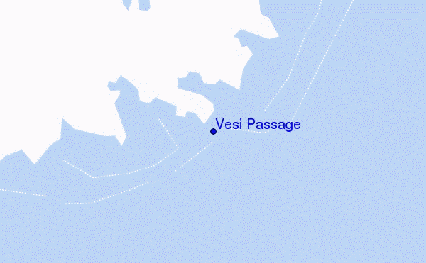 mapa de ubicación de Vesi Passage
