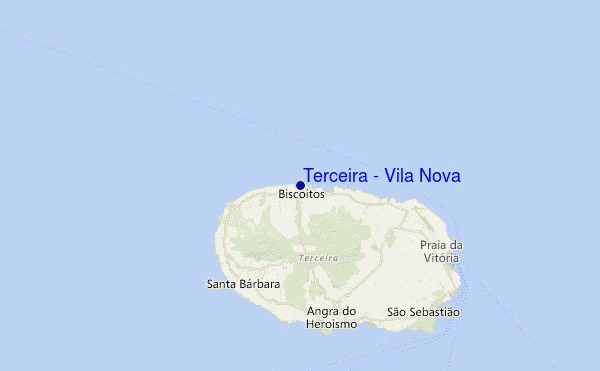 Terceira - Vila Nova Location Map