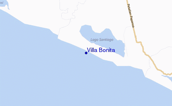 mapa de ubicación de Villa Bonita