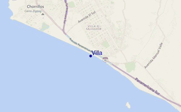 mapa de ubicación de Villa