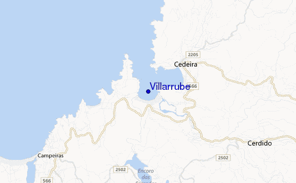mapa de ubicación de Villarrube