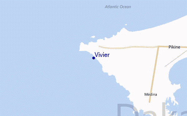 mapa de ubicación de Vivier