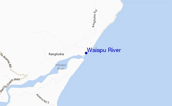 mapa de ubicación de Waiapu River