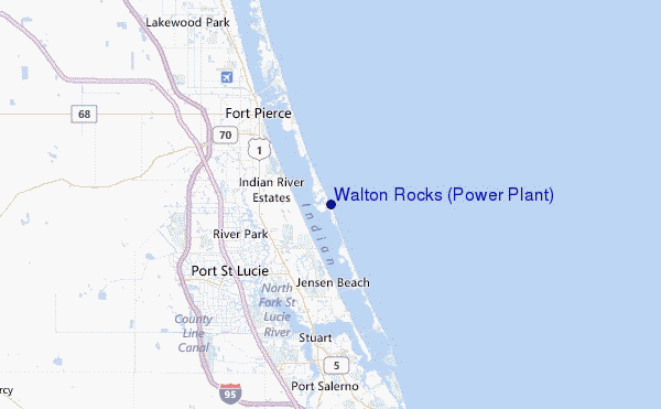 Walton Rocks (Power Plant) Location Map