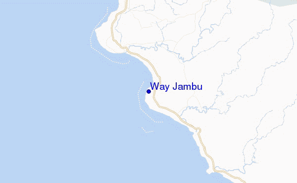 mapa de ubicación de Way Jambu