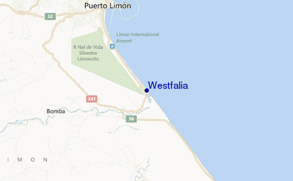 mapa de ubicación de Westfalia