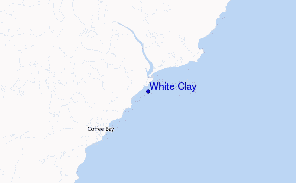 mapa de ubicación de White Clay