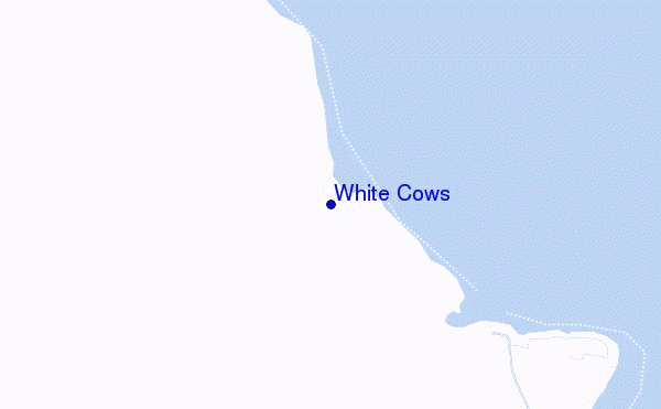 mapa de ubicación de White Cows