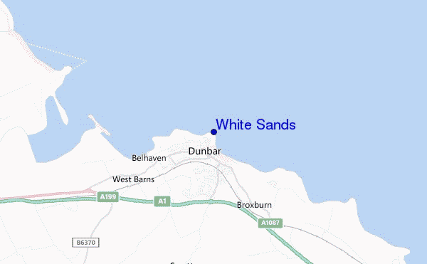 mapa de ubicación de White Sands