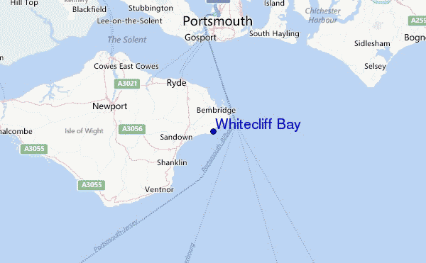 Whitecliff Bay Location Map