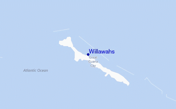 mapa de ubicación de Willawahs