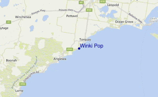 Winki Pop Location Map