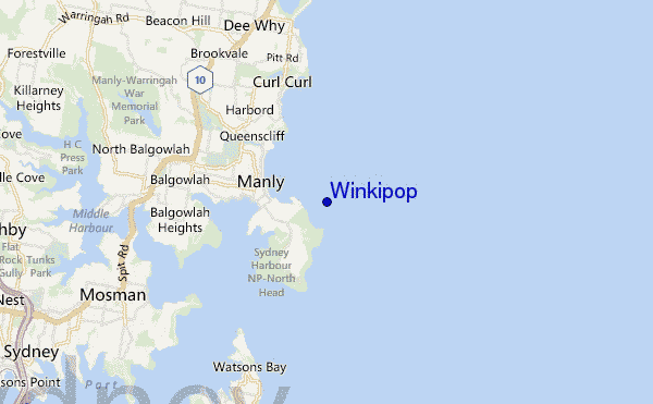 mapa de ubicación de Winkipop