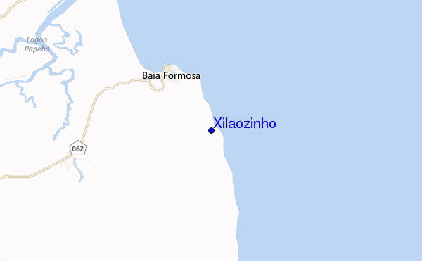 mapa de ubicación de Xilaozinho