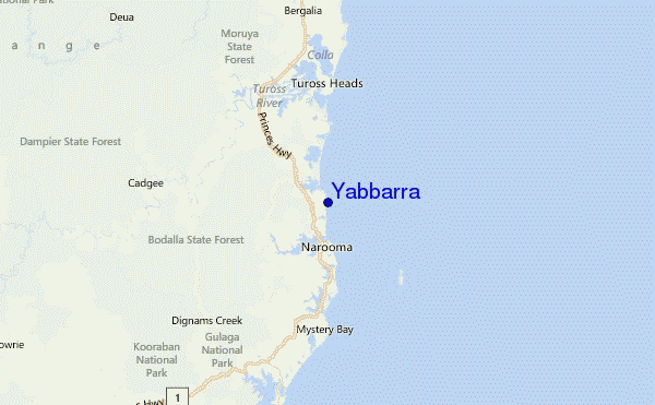 Yabbarra Location Map