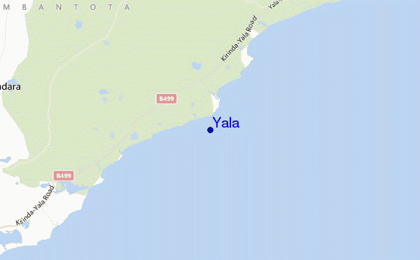 mapa de ubicación de Yala