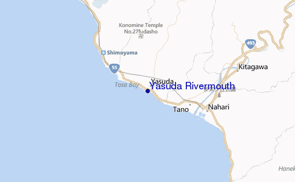 mapa de ubicación de Yasuda Rivermouth