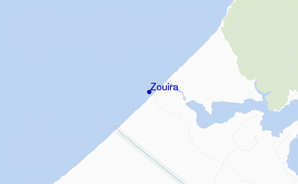 mapa de ubicación de Zouira