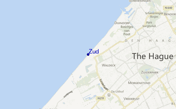 mapa de ubicación de Zud