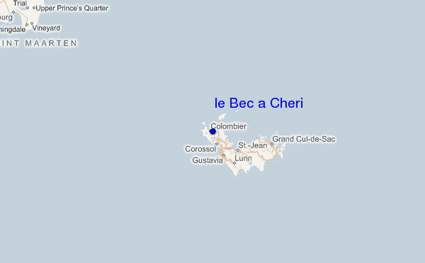 mapa de ubicación de le Bec a Cheri