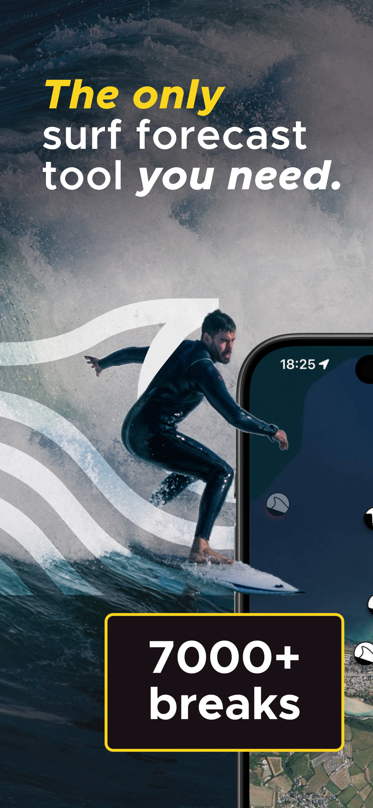 Captura de pantalla de la aplicación de pronóstico de surf 1