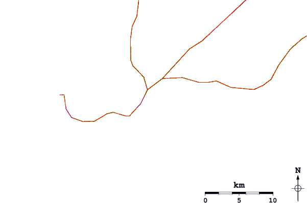Carreteras y ríos cerca de A-Bay (Willyama Bay)