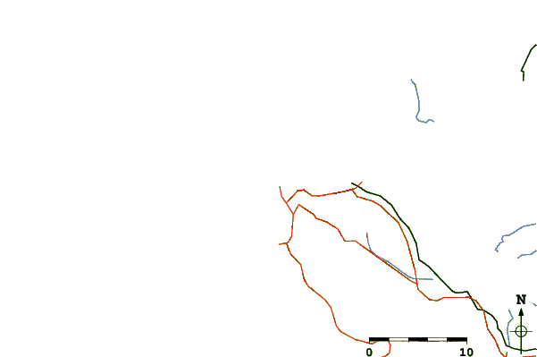 Carreteras y ríos cerca de Aberdeen Area Beach