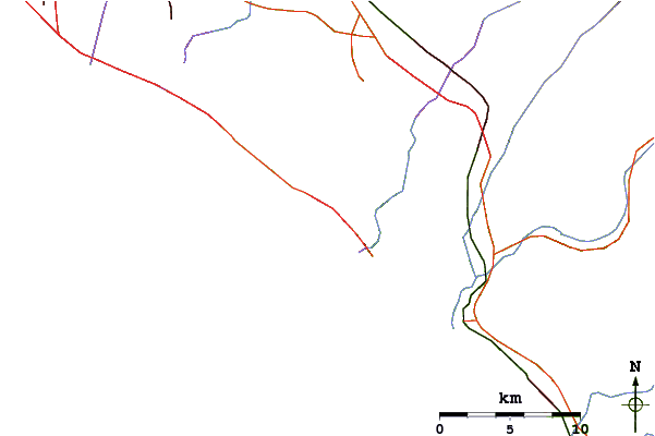 Carreteras y ríos cerca de Agate and Pearl Street