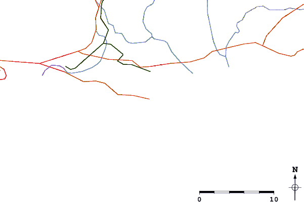 Carreteras y ríos cerca de Almanarre - Le Petit Port
