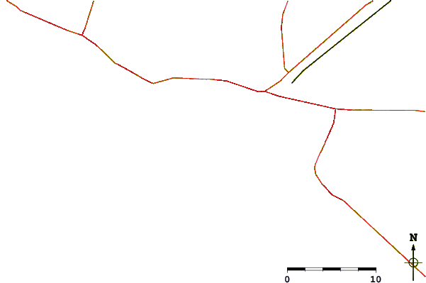 Carreteras y ríos cerca de The Pass