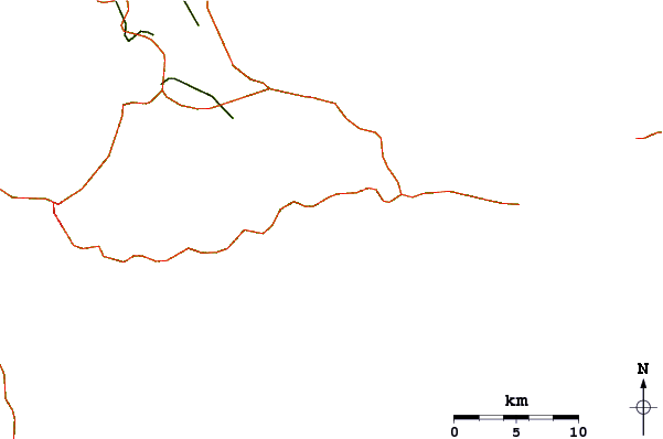 Carreteras y ríos cerca de Anse A La Barque